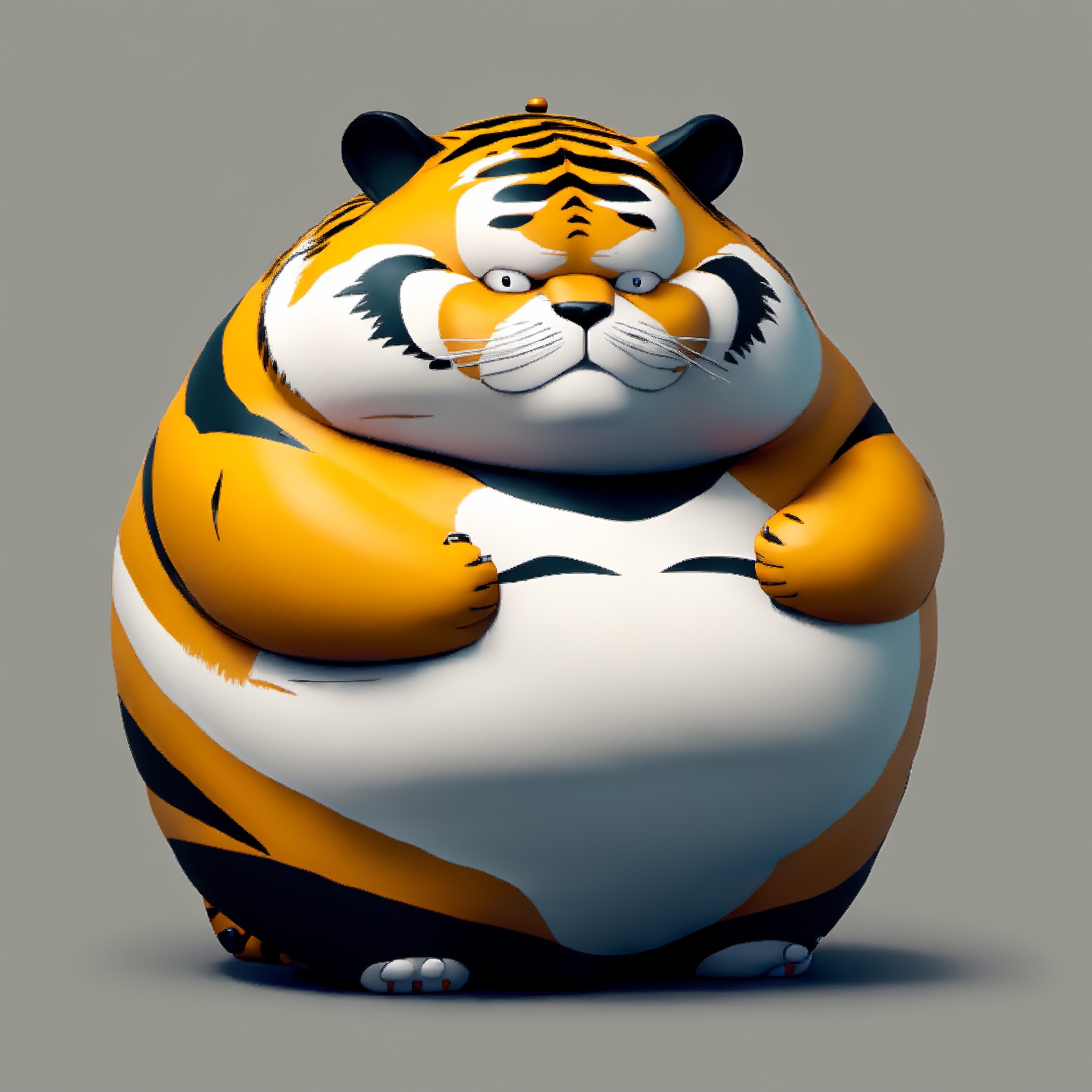 <lora:[XL]fat:1>1 fat tiger
